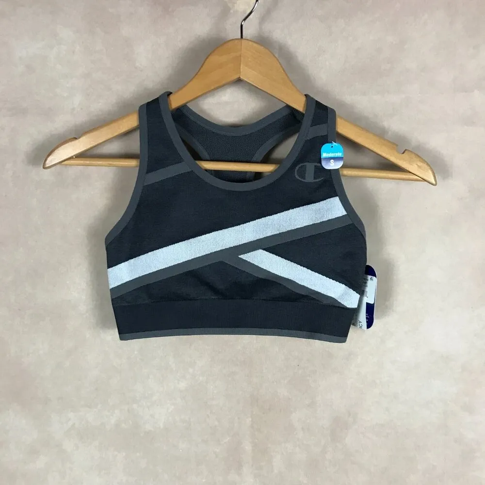 CHAMPION Colorblocked Racerback Compression Padded Sports Bra NWT S - Image 6