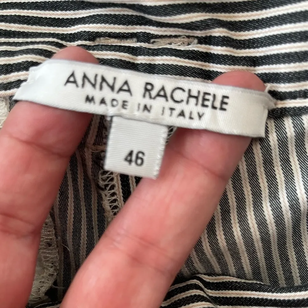 Anna Rachele Striped Low Rise Flared Pants Size EU 46 US Size 12 - Image 4