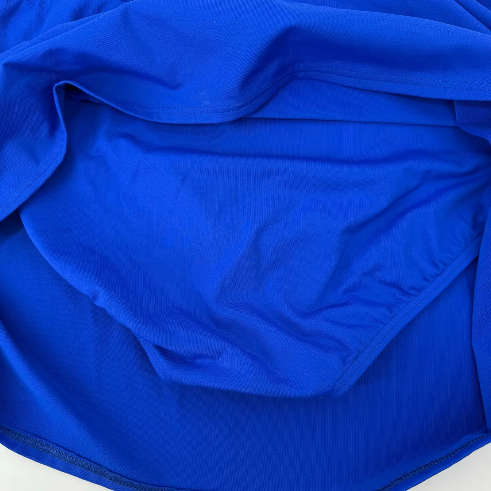 Lands’ End Swim Skirt Size 12 Royal Blue Swim Skort Built - Image 6