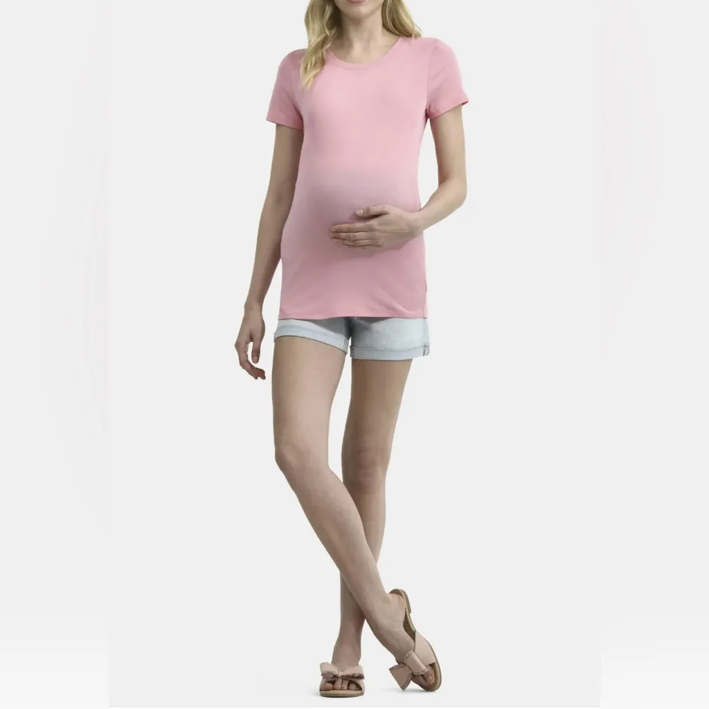 NWOT - Maternity Denim Shorts. - Image 5