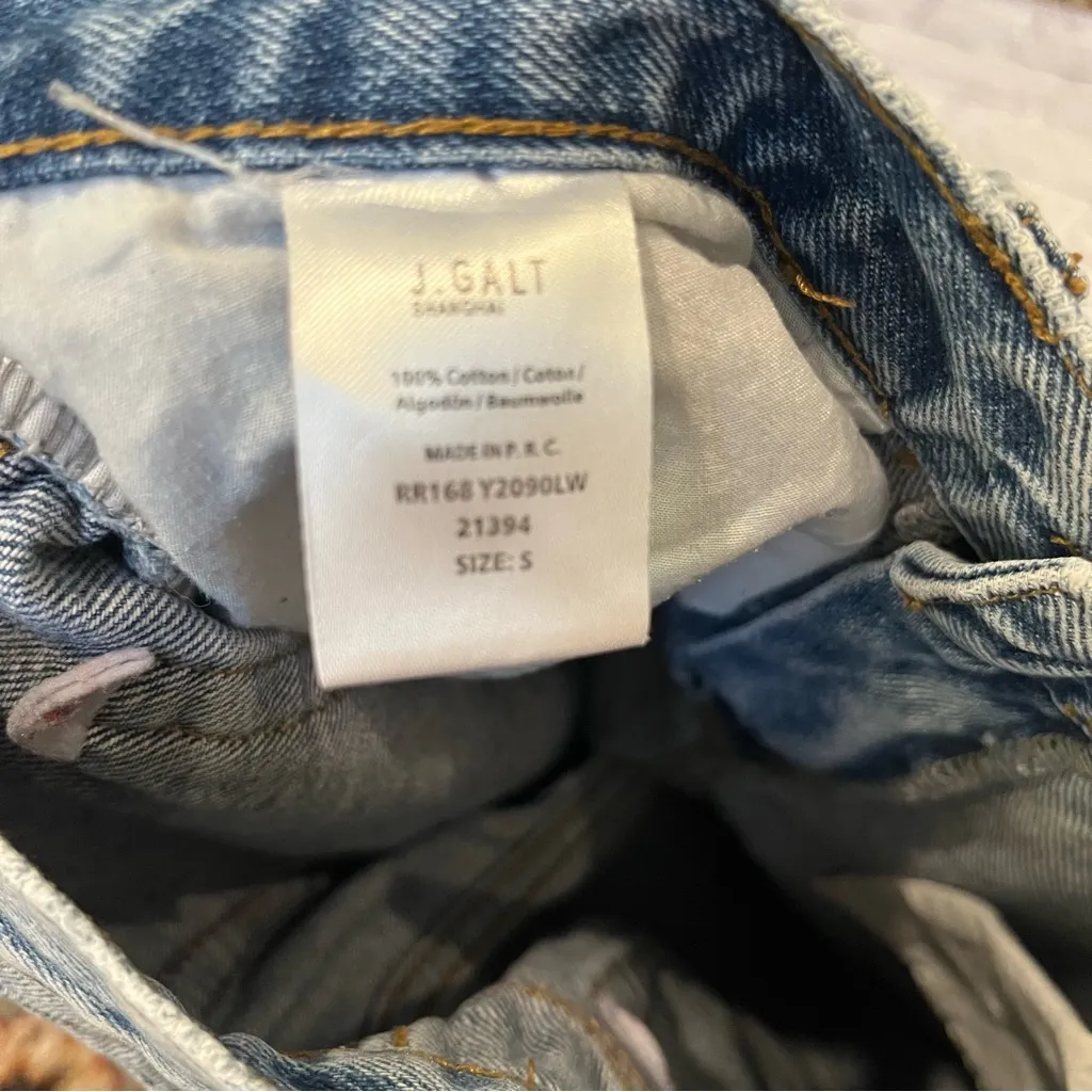 John Galt Brandy Melville blue Low Rise Flare Jeans  S - Image 5