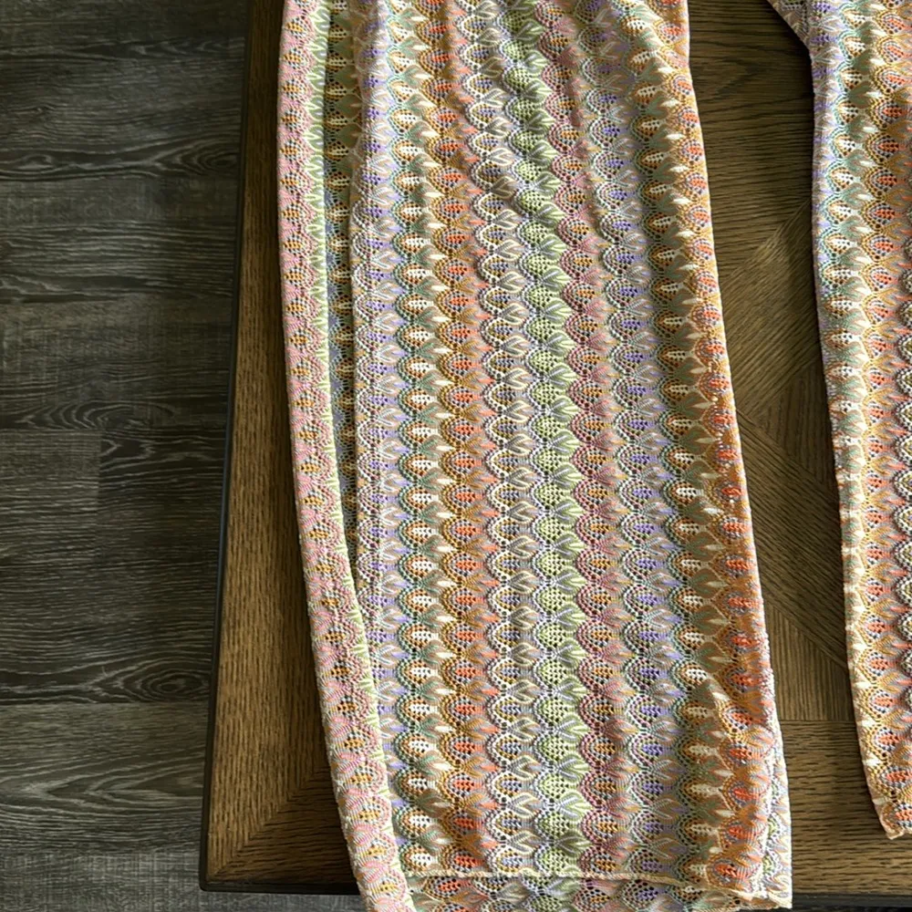 Becca  Virtue Crochet Striped Pants Swim cover up, size medium, $88 - Image 6