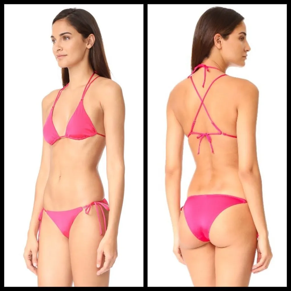 💕L'AGENT by AGENT PROVOCATEUR💕 Robbie Bikini TOP Pink Size M - Image 3
