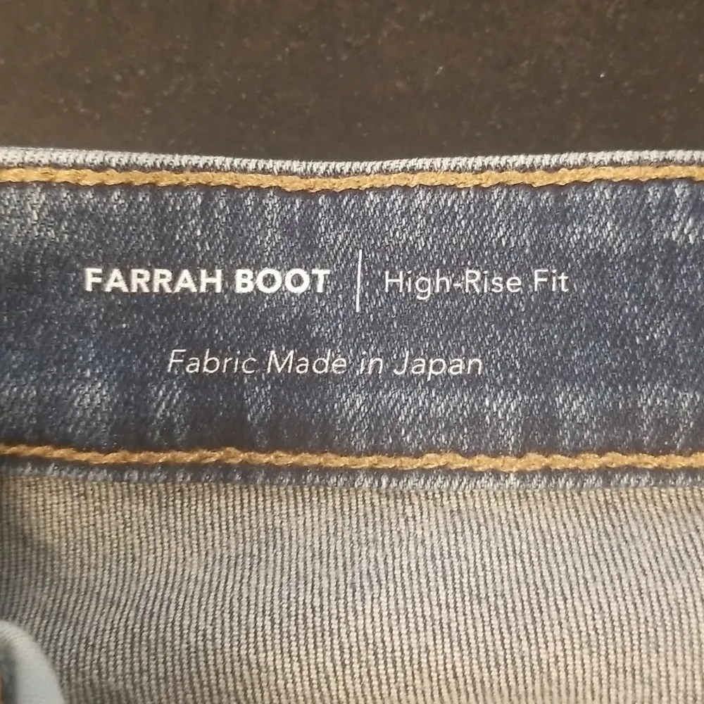 AG Farrah Boot High Waist Fray Hem Bootcut Jeans 14 Years Picturesque 31x32 NWOT - Image 15