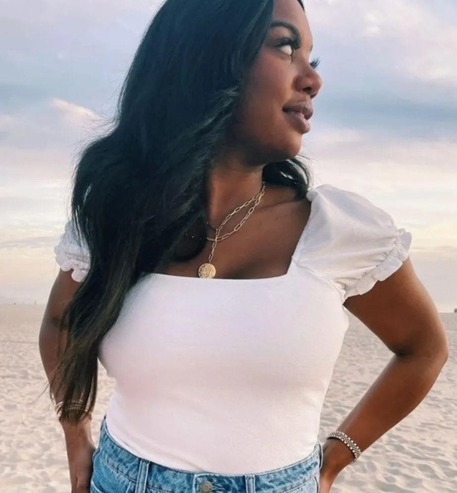 Show Me Your Mumu White Baker Bodysuit - Image 4