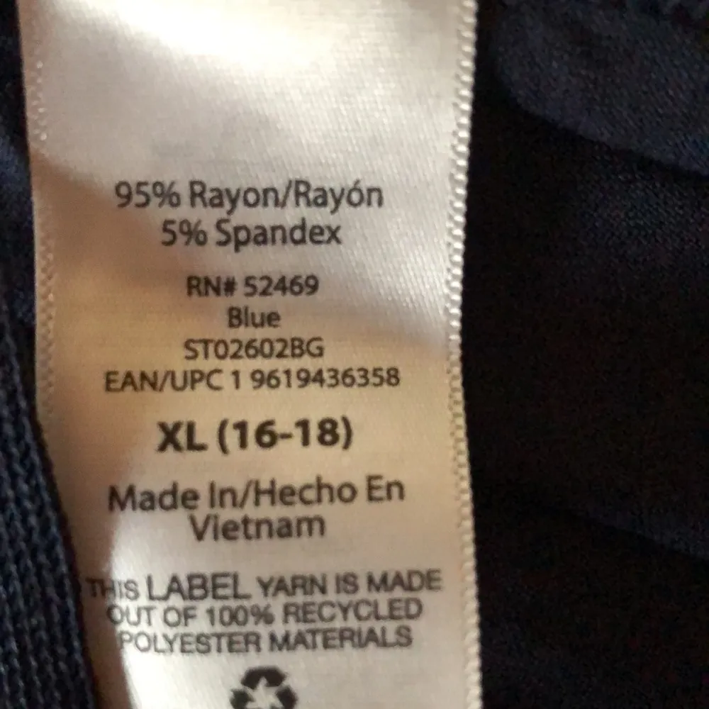 SECRET TREASURES Womens Sleep Shorts Size XL 16-18 Blue Pockets New - Image 6