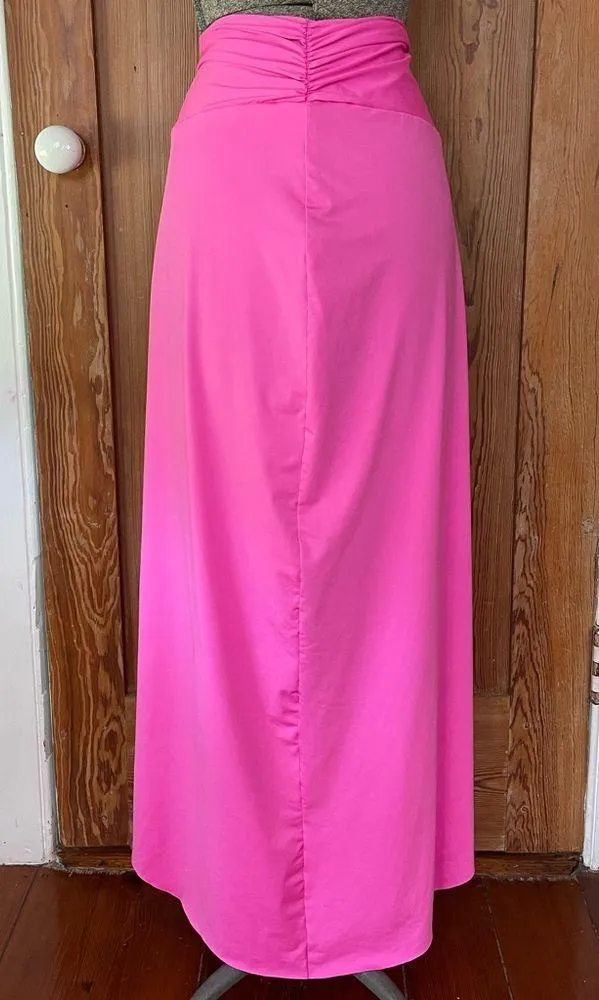 NWT Skims Swim Sarong Maxi Skirt in Bright Taffy Pink - Sz 2X 🧡🎀 - Image 9