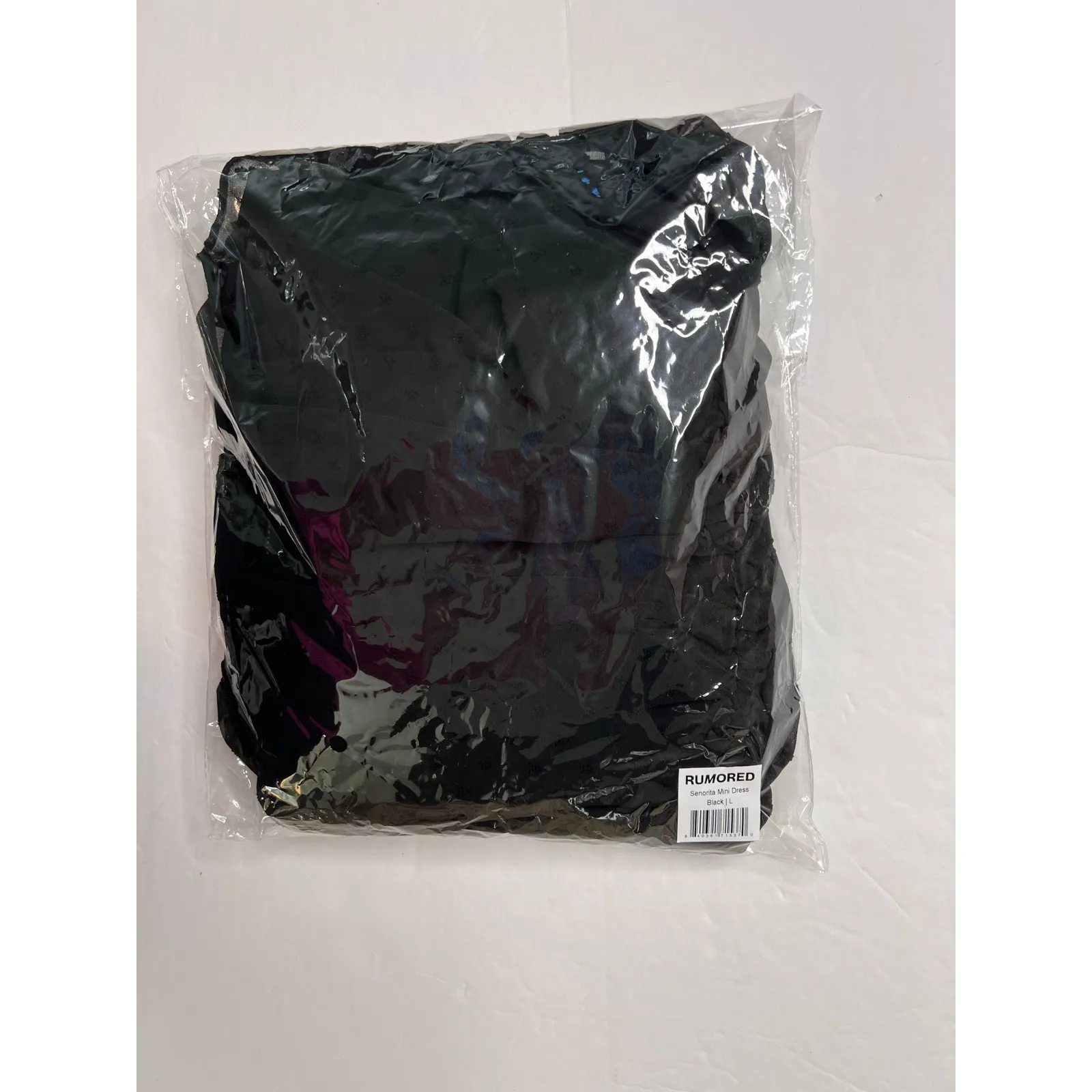 Rumored Senorita Mini Dress SMALL Black Ruffles Bohemian Sheer‎ NWT Danty Flirty - Image 6
