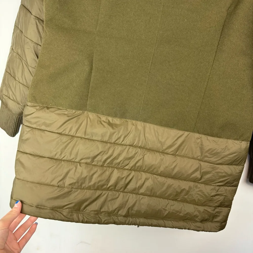 Columbia Boundary Bay Hybrid Jacket Sz Medium Womens Army Olive Green - Image 16