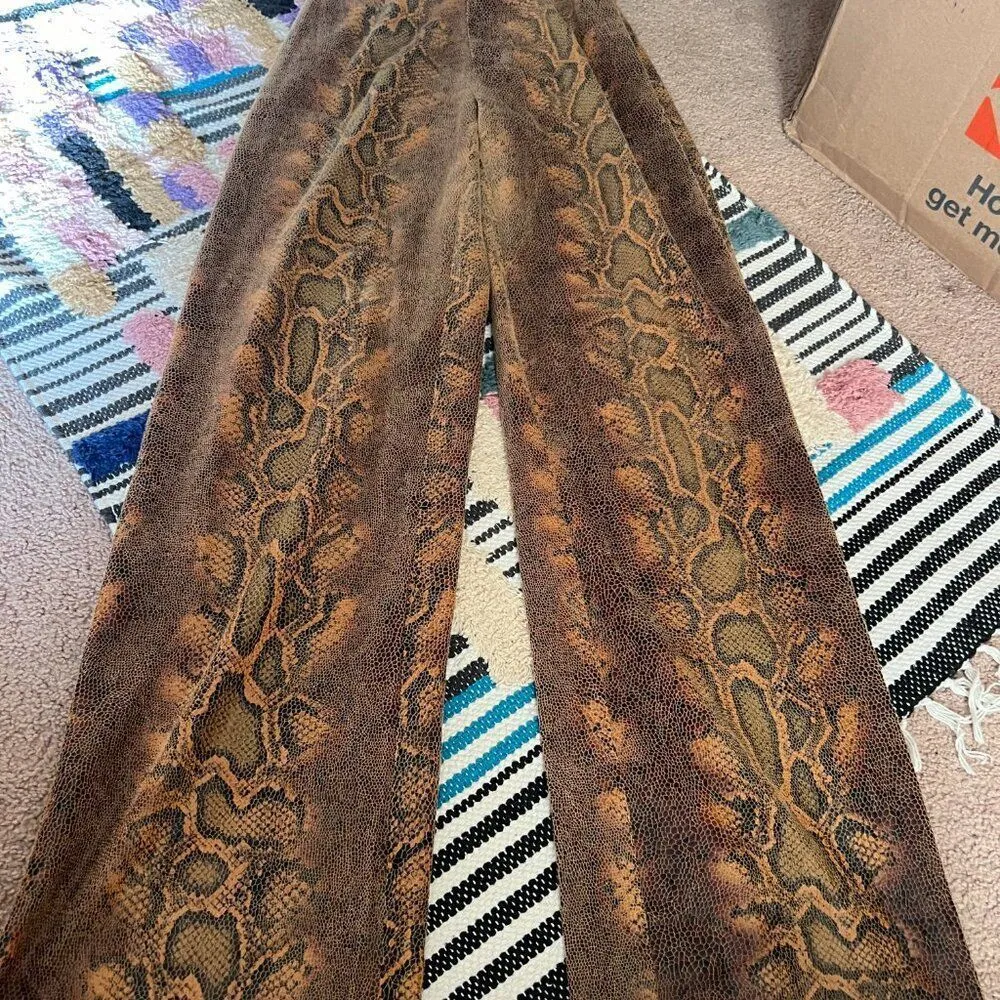 Oh Polly print pants wide leg 4 - Image 3