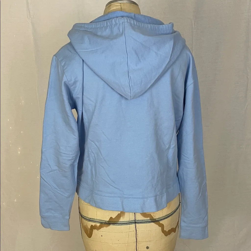 Danskin Women's Blue Zip Up Hoodie Jacket Size Medium - Image 2