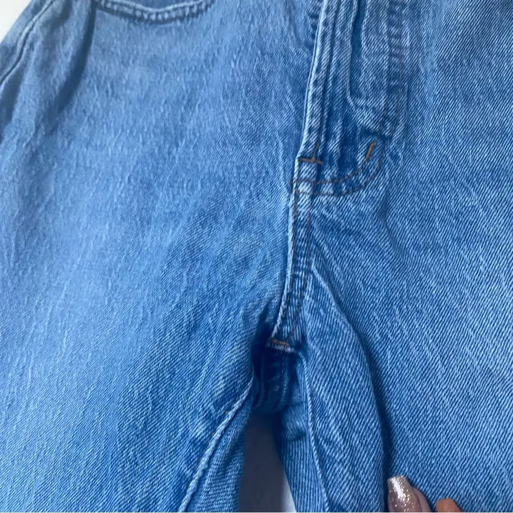 Madewell The Perfect Vintage Jean Light Wash High Rise Mom Jeans Denim Size 24 - Image 4