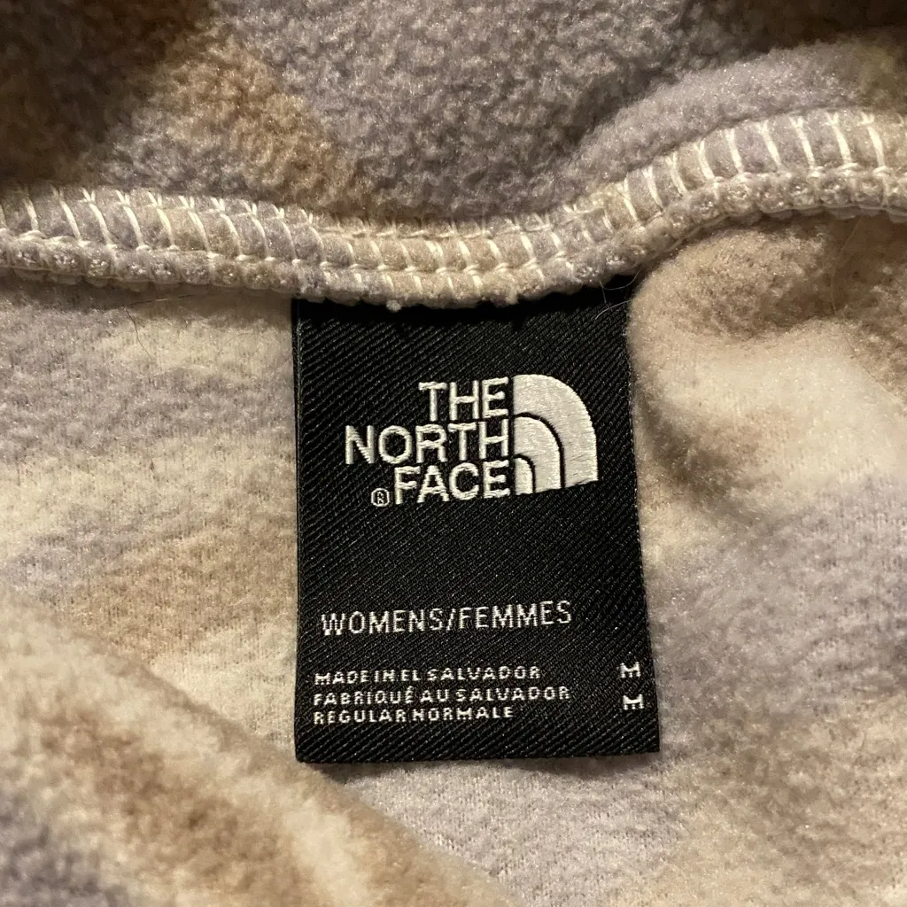 The North Face Women's Soft Fleece in Cream and Tan - Image 2
