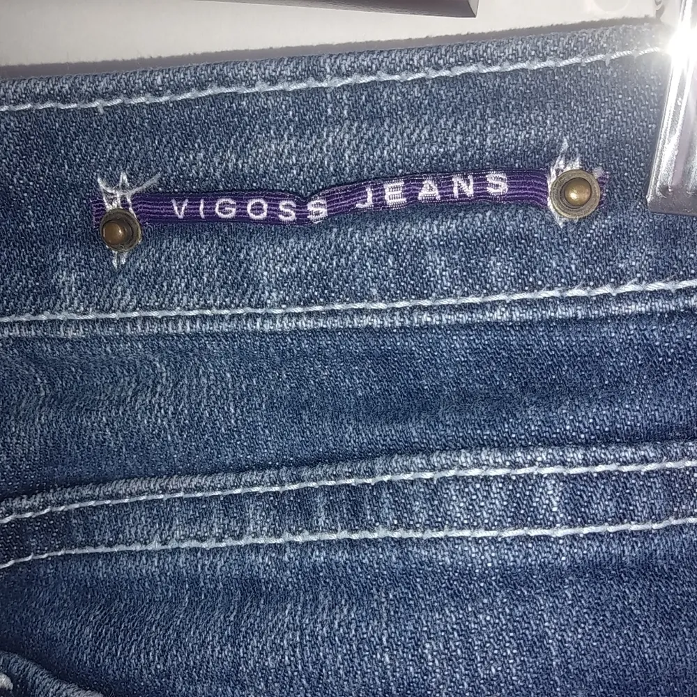 Vigoss London Boot 7 Distressed Dark Wash Jeans - Image 4