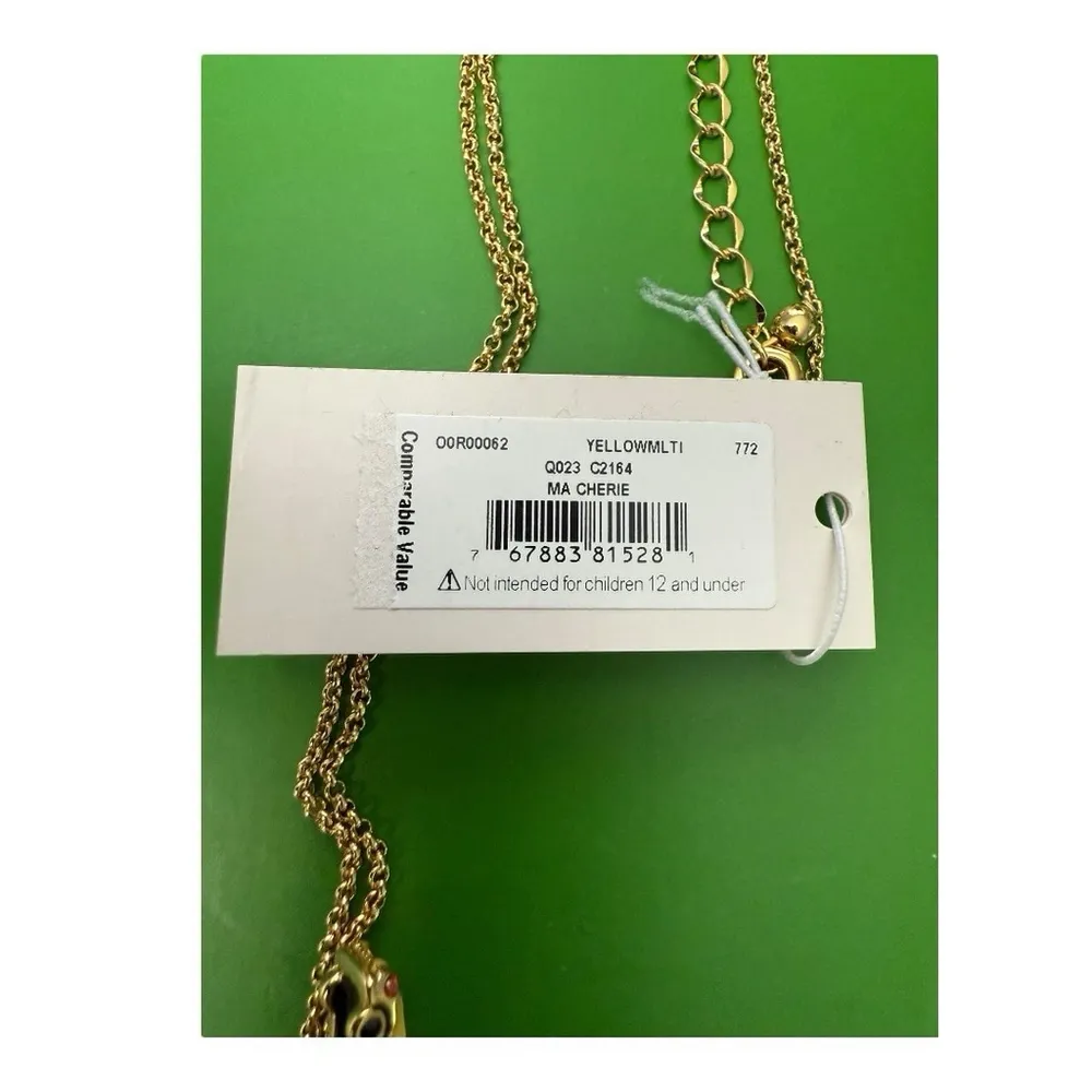 Kate Spade New York Ma Cherie Taxi Mini Pendant Necklace NWT Yellow Car Taxi Gold - Image 5