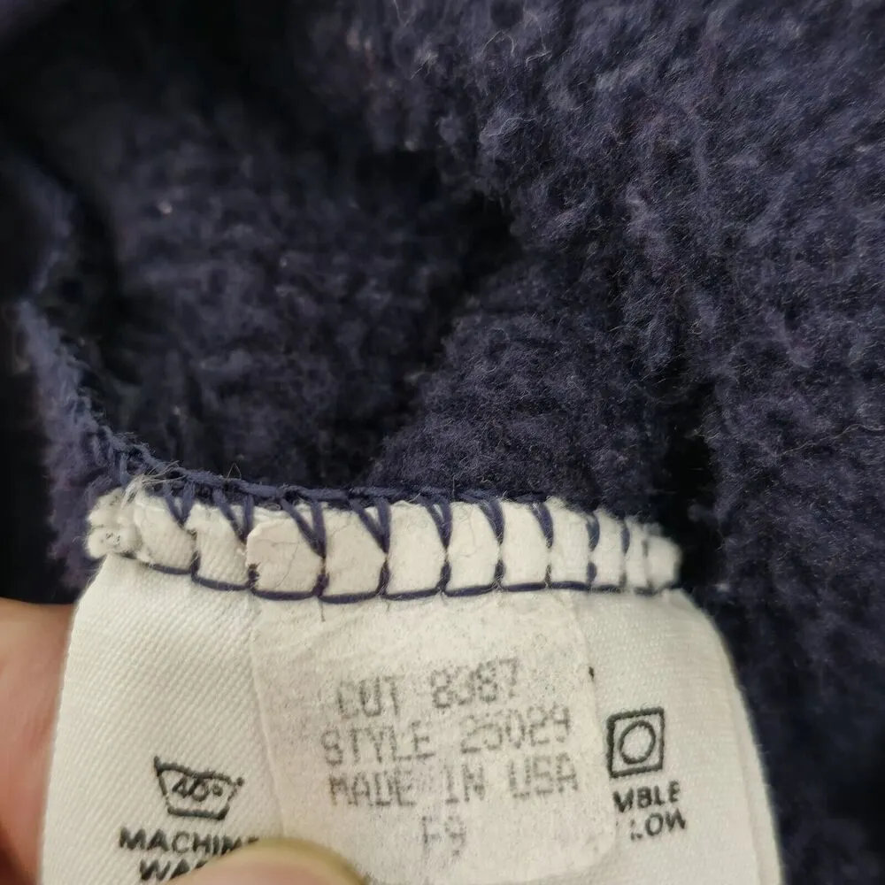 Vtg Patagonia Synchilla Blue Fleece Jacket Womens Size 10 Full Zip 90s USA Retro - Image 7