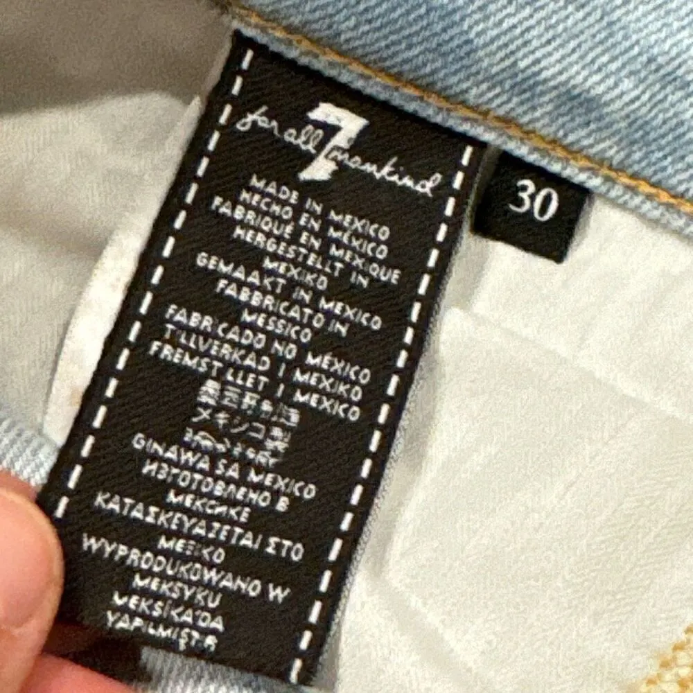 7FAM lux vintage Josefina jeans size 30 - Image 3