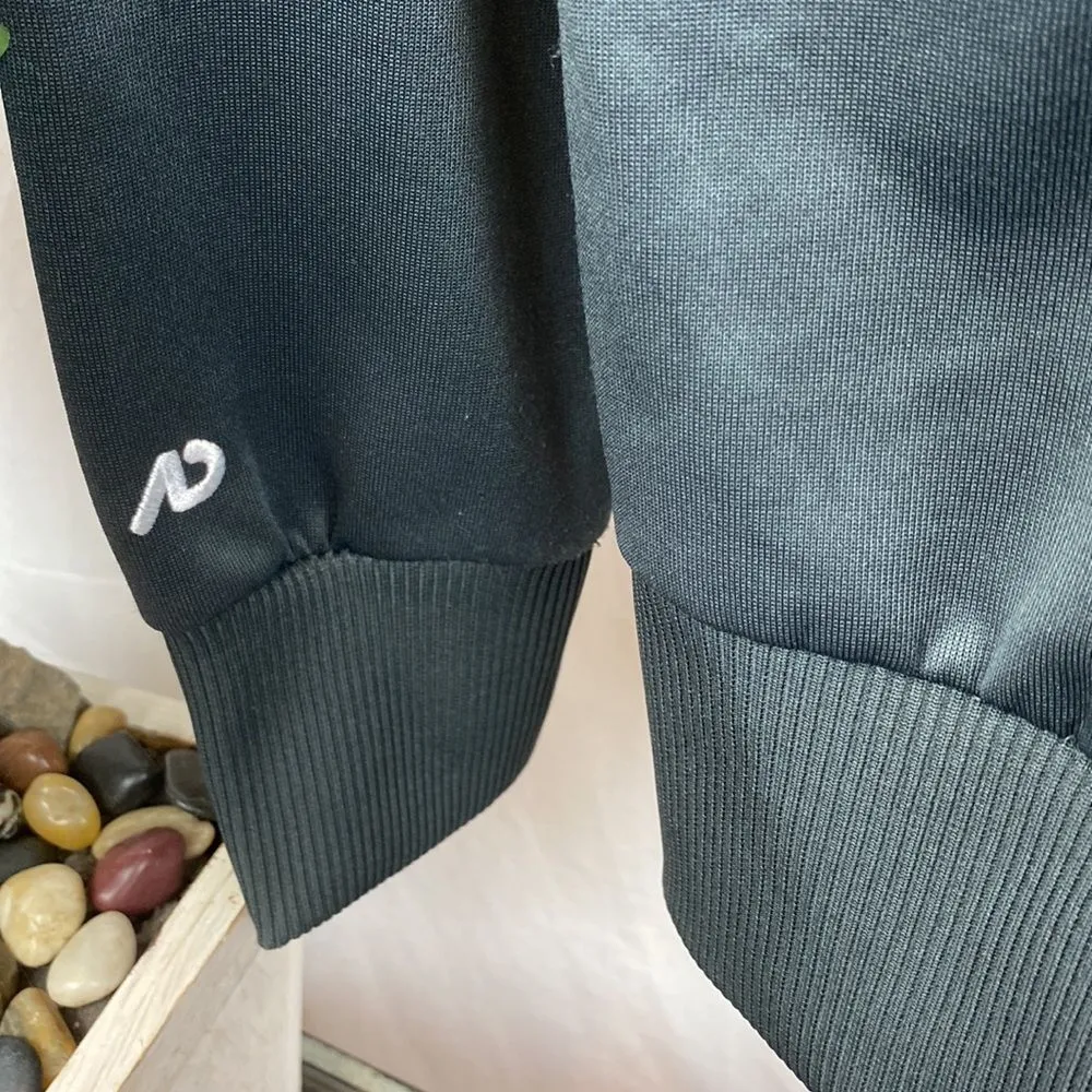 Nike Gray & Pink Zip Up Long Sleeve Athletic Warmup Jacket XL - Image 4