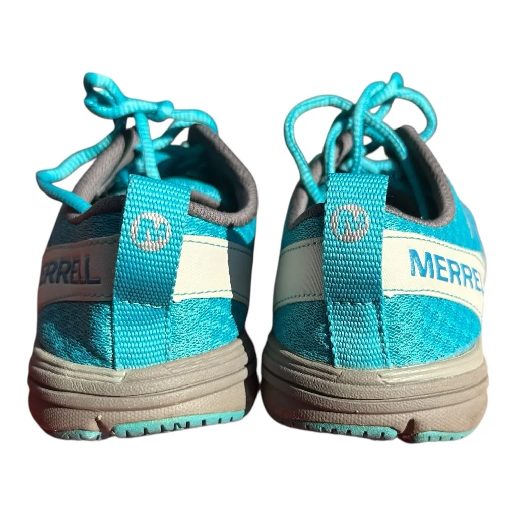 Merrell‎ Barefoot Aqua Teal Athletic Running Shoes Sneakers Blue Size 7.5 - Image 5