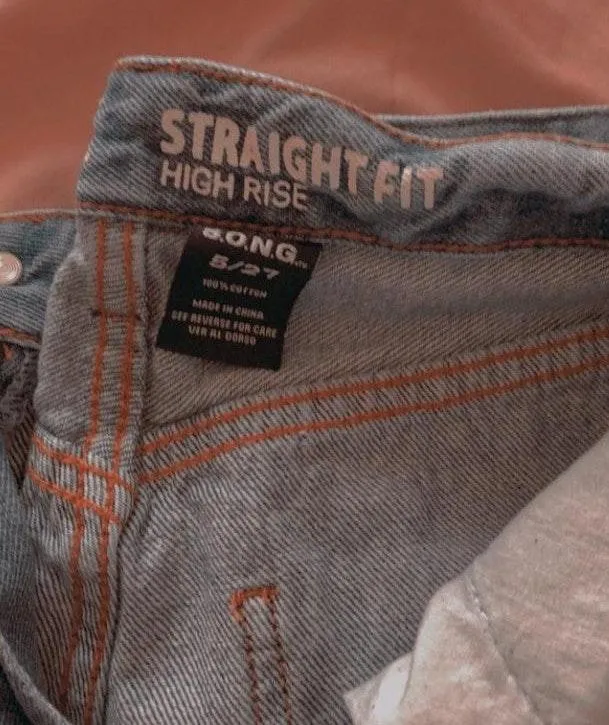 distressed jeans Blue Size 27 - Image 3