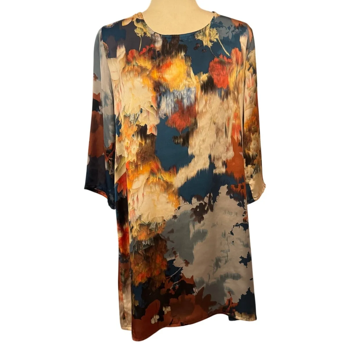 Bryn Walker Abstract Print Tunic / Mini Dress – Made in USA-Size XS - Image 2