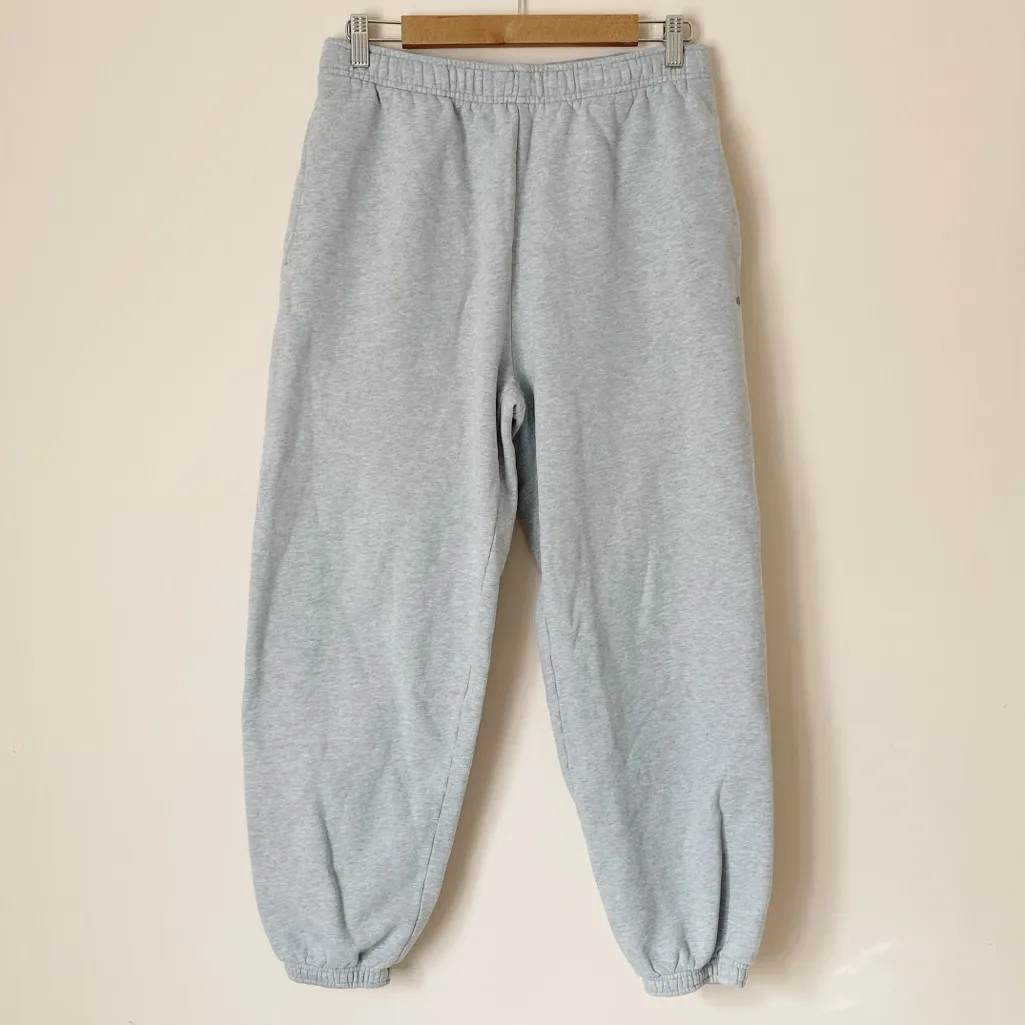 TNA Aritzia Sweatfleece Mega Fit gray sweatpants Size M - Image 2