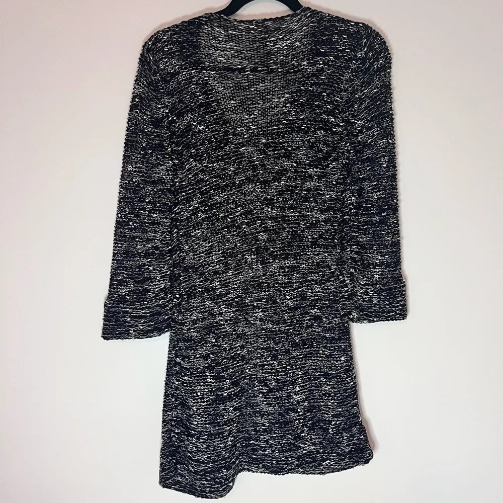 Vertigo Paris Knit Black Grey Cardigan Sweater - Image 5