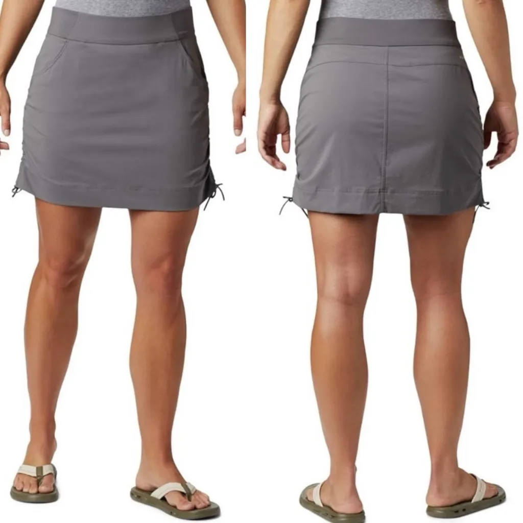 Columbia Women's Anytime Casual Skort Skirt Light Gray Grey Size Medium‎ Outdoor - Image 2