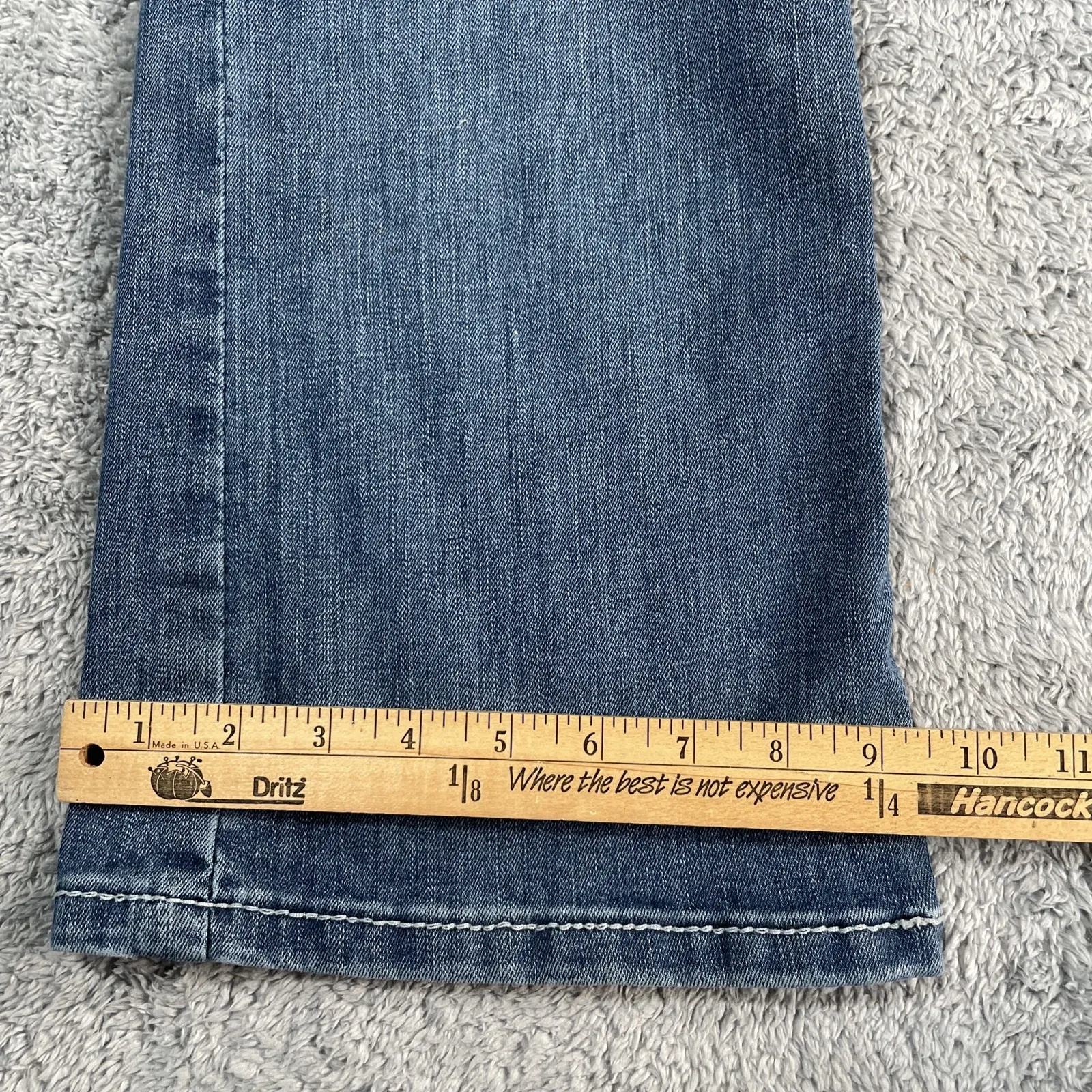 Ariat Mid-Rise Entwined Bootcut Jeans Women's SZ 31x32 Thick Stitch Cowgirl - Image 11