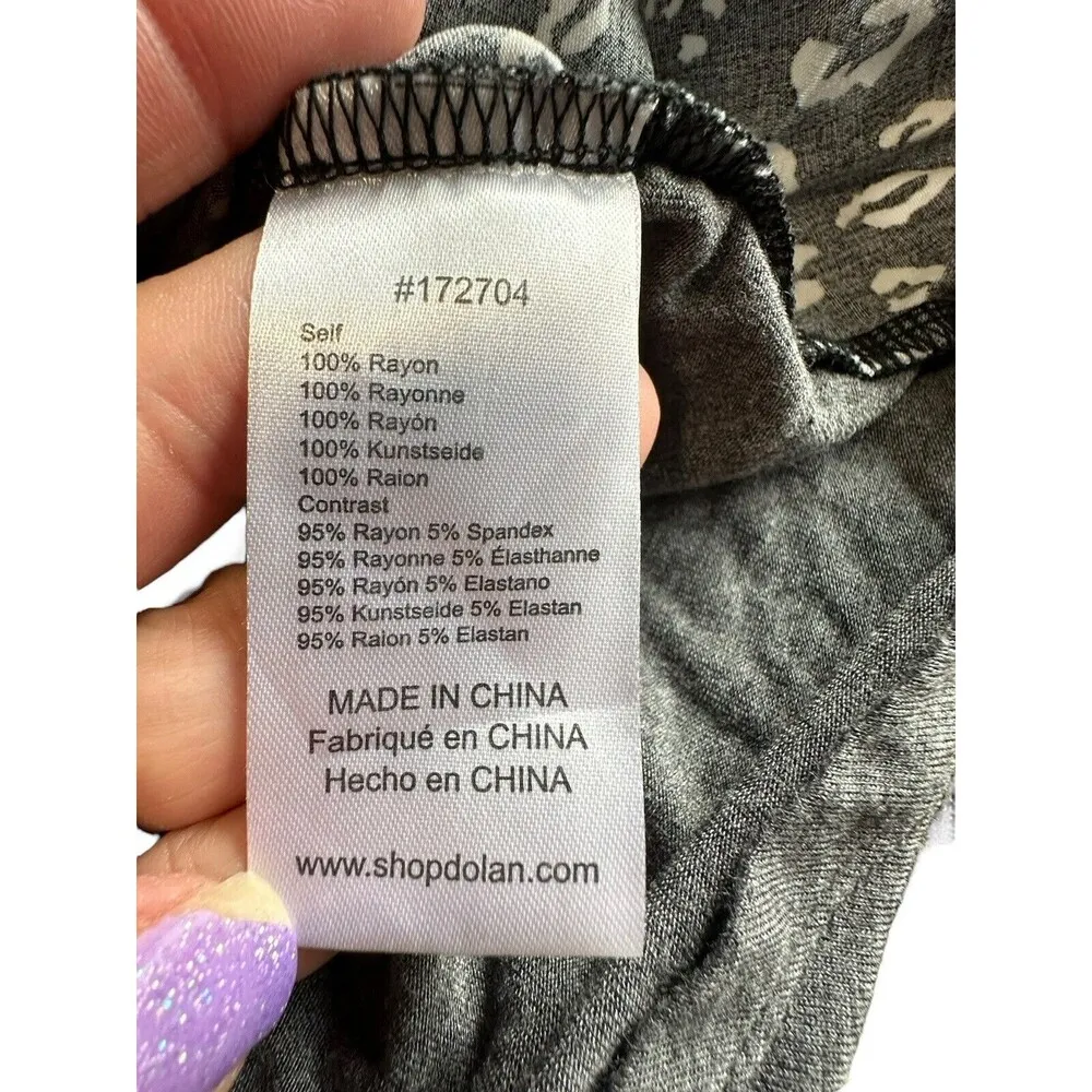 Anthropologie Dolan Size XS Left Coast Collection Tank Top Black White Gray E5-1 - Image 6