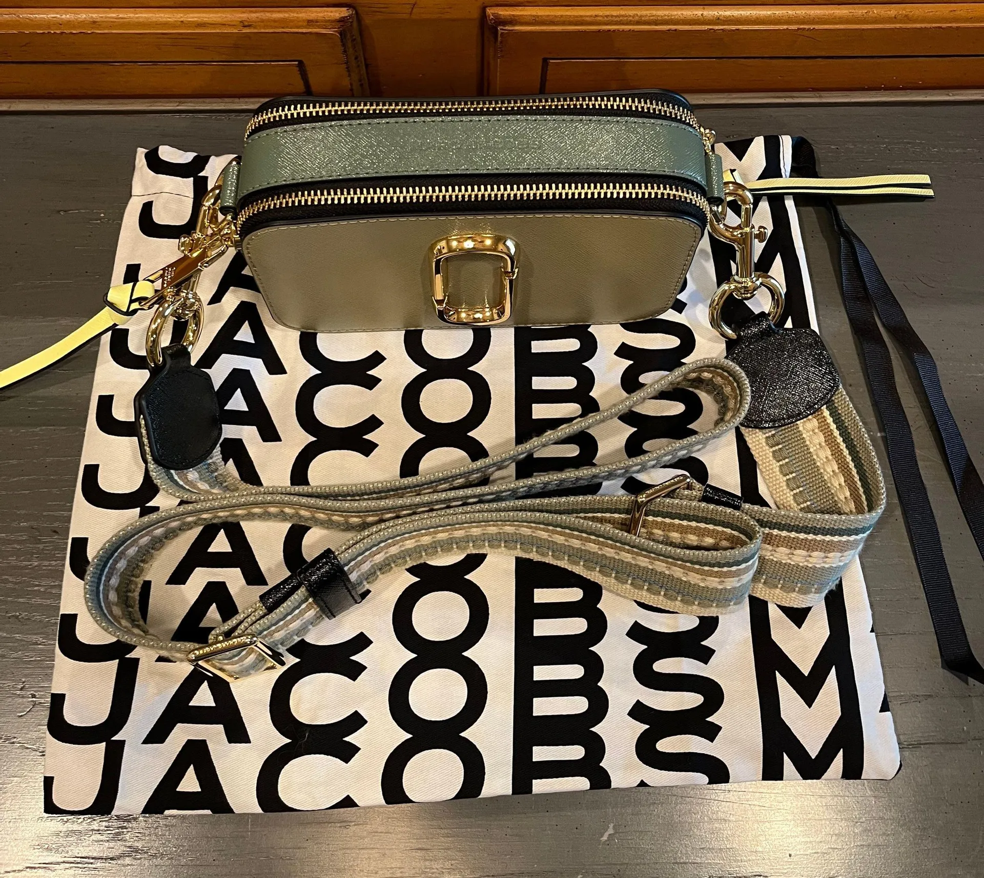 Marc Jacobs The  Snapshot Crossbody - Silver Sage Multi - Image 4