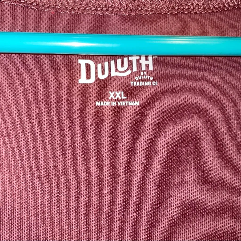 Duluth Trading Co T Shirt Dress Women XXL Casual Minimalist Cotton Stretch Pink - Image 5