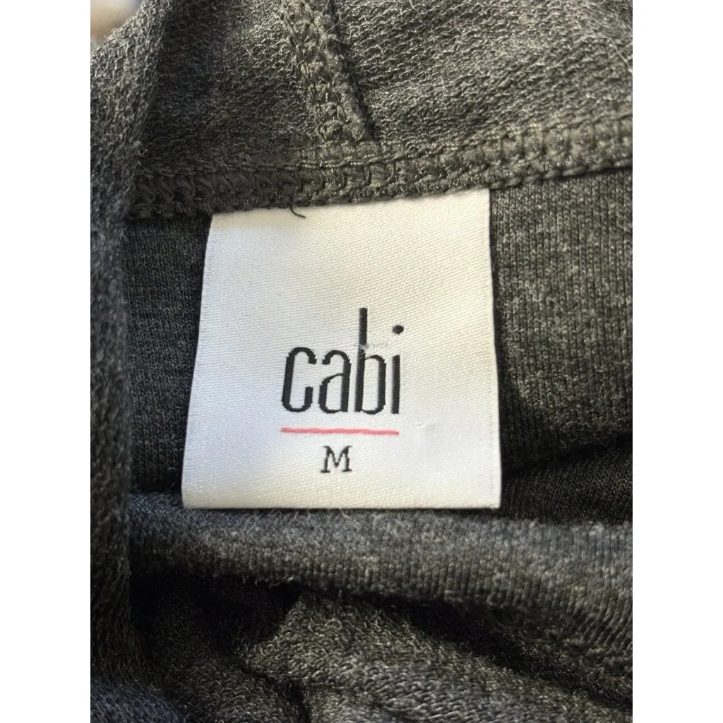 *Cabi 3515 Hoodie Playsuit Jumpsuit Womens Size M Dark Gray Jogger Casual Pant - Image 3
