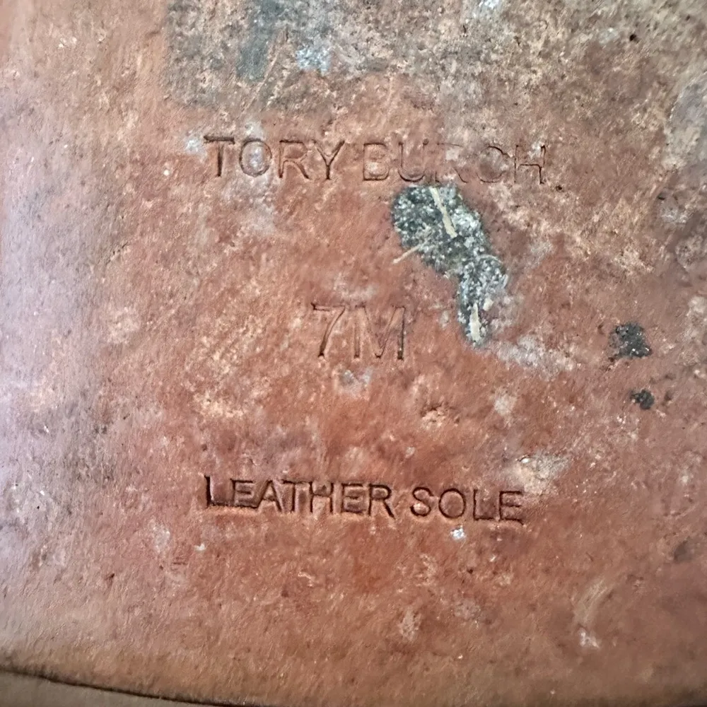 Tory Burch Women's Mini Miller Sandals Flats Size 7 Beige - Image 7
