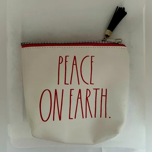 Rae Dunn | Peace On Earth cosmetic bag. - Image 2