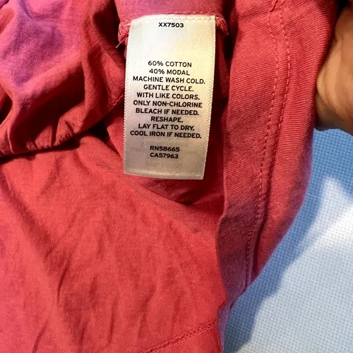 Abound Women's Peplum Tank Top‎ V-Neck Sleeveless Casual Pink Size Small - Image 3