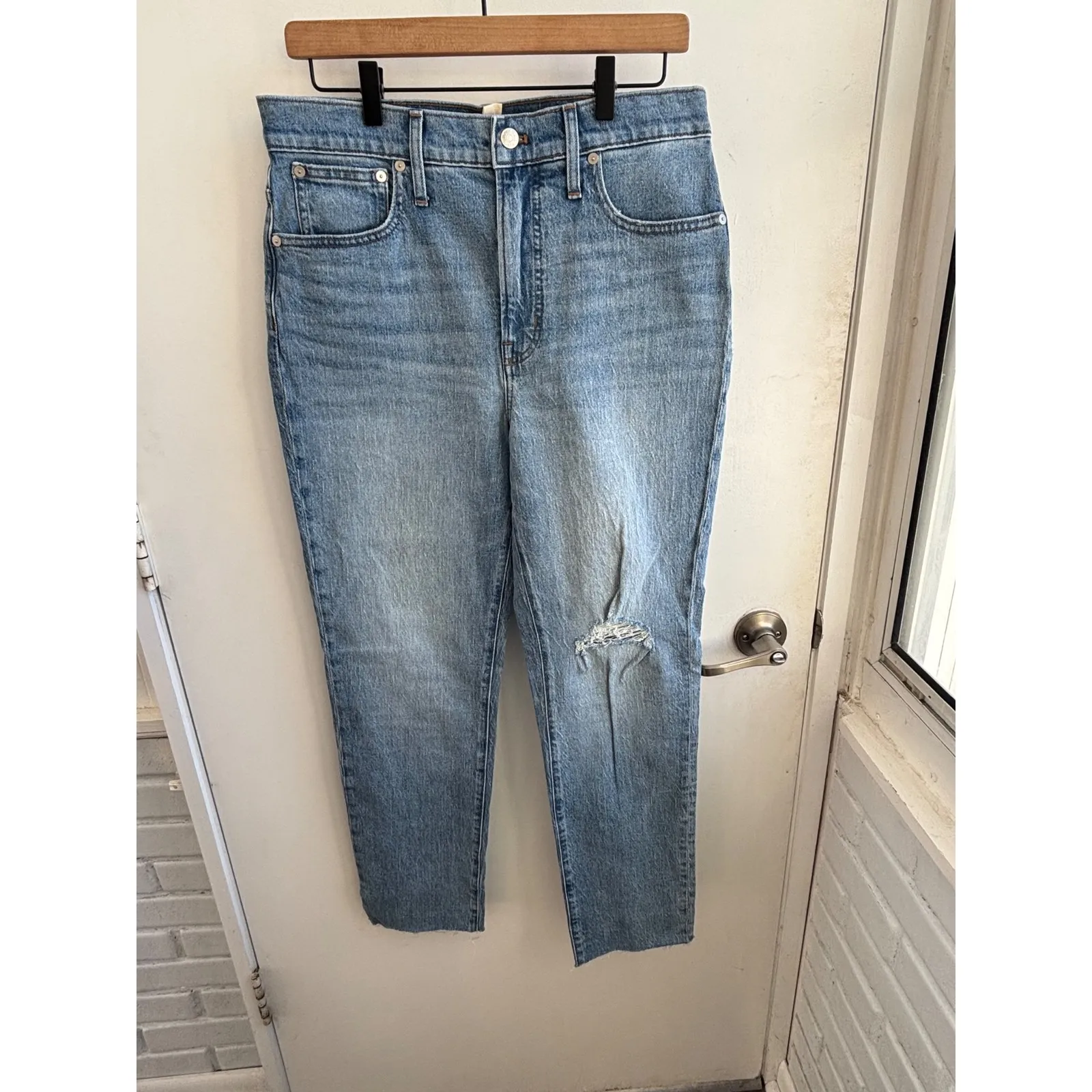 Madewell NEW WITH TAGS The Perfect Vintage Crop Jean 30T minimalist tall layered - Image 2