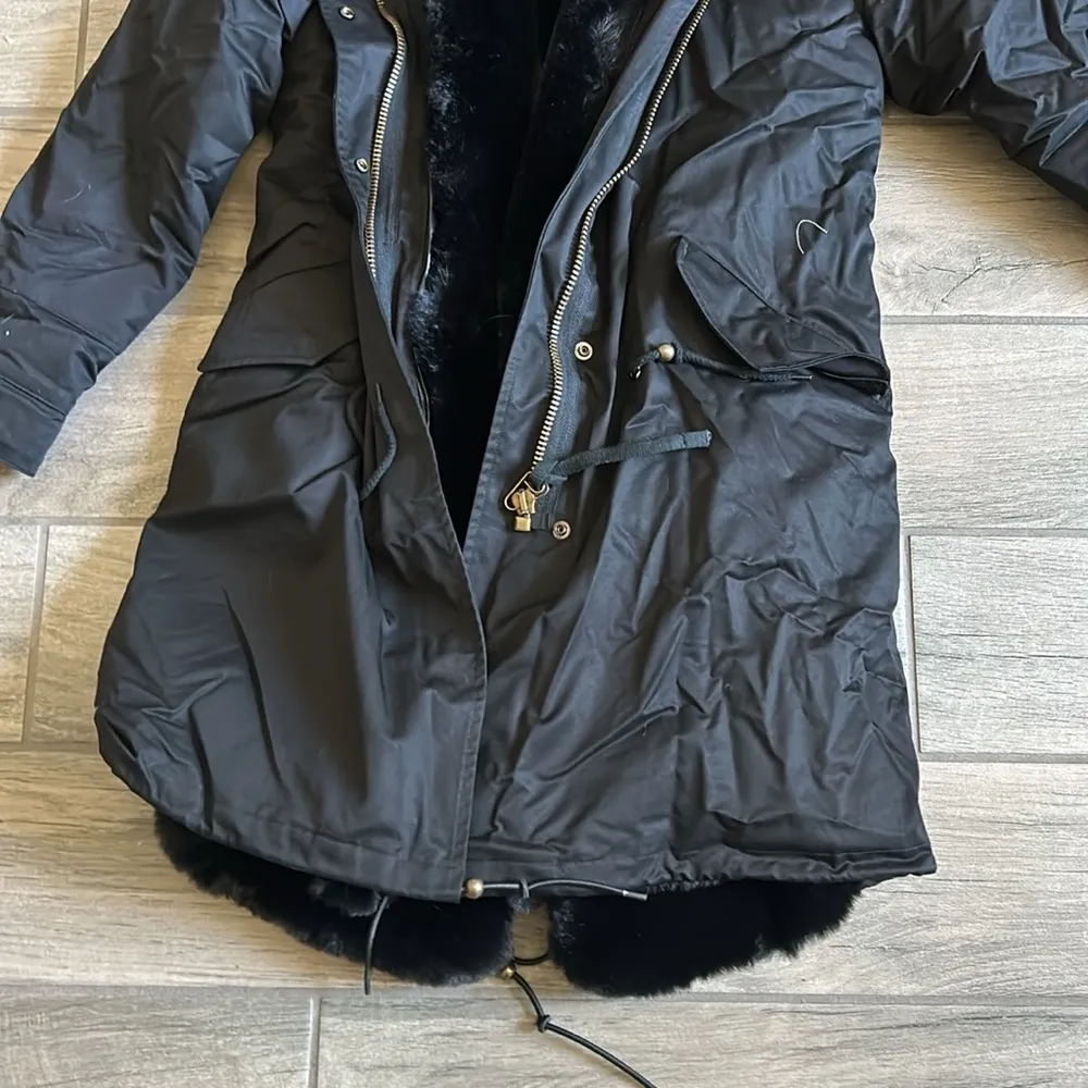 Popski London faux fur lined jacket - Image 2