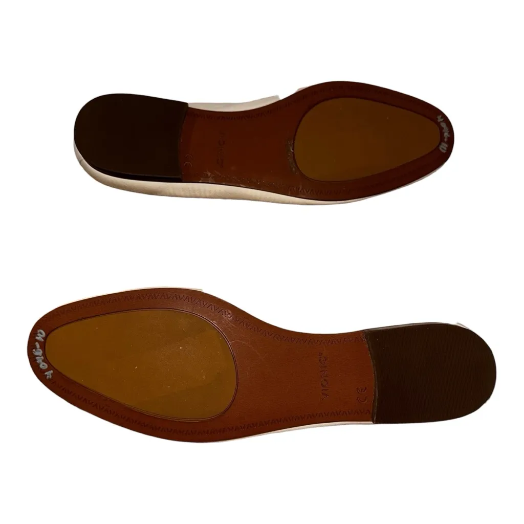 VIONIC Willa II Cream Leather Flats Size 10/EU 41 Orthotic - Image 6