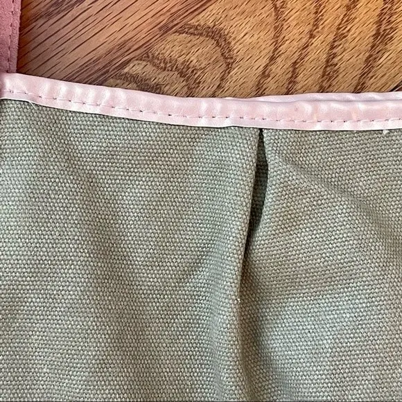 Disneyland | Khaki Green and Pink Tinker Bell Tote Bag - Image 7