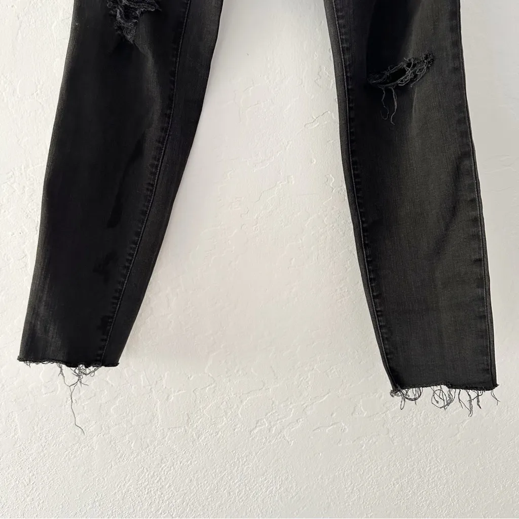 Madewell Maternity Skinny Crop Jeans – Black Sea, Size 29 - Image 7