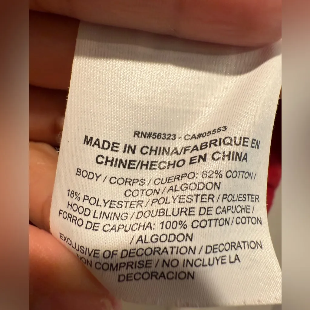 NIKE Red Sleeveless Tank Tee Hoodie Women Size‎ Small - Image 5