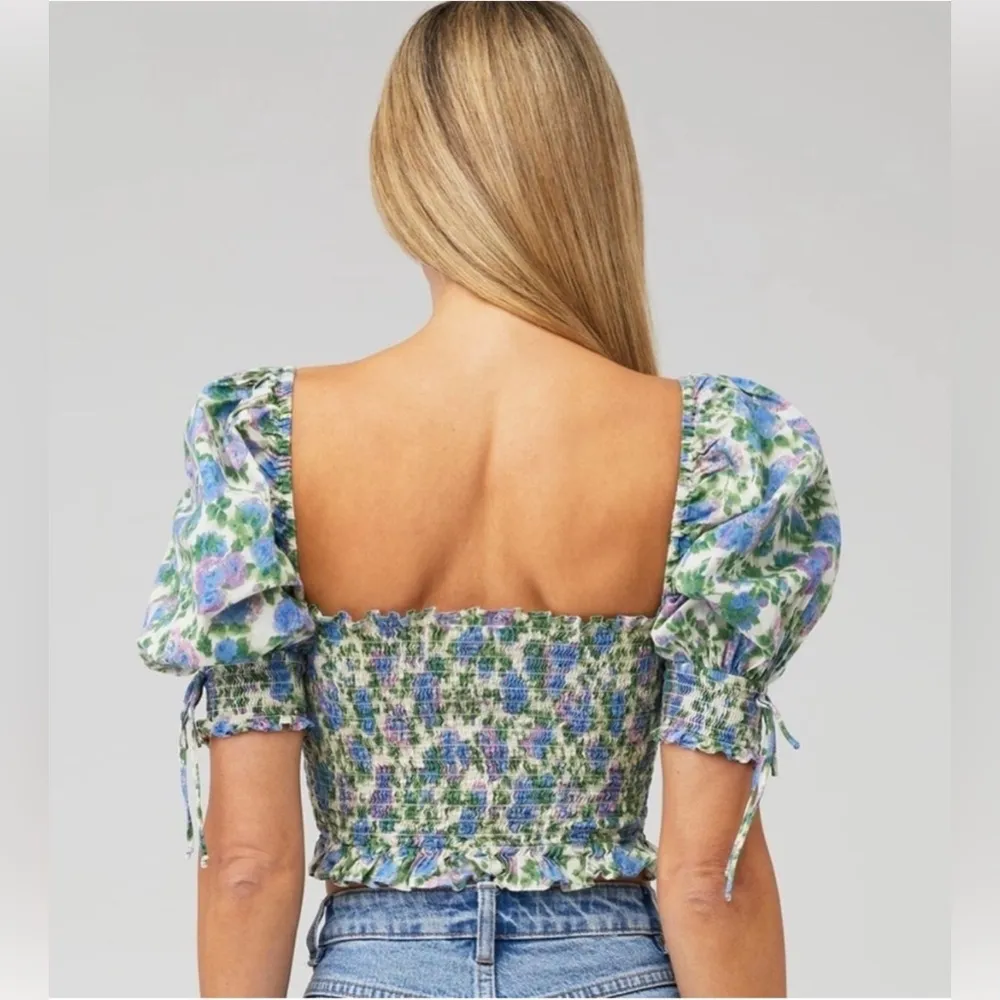 FOR LOVE & LEMONS Bridget Crop Top in Wisteria XS - Image 10