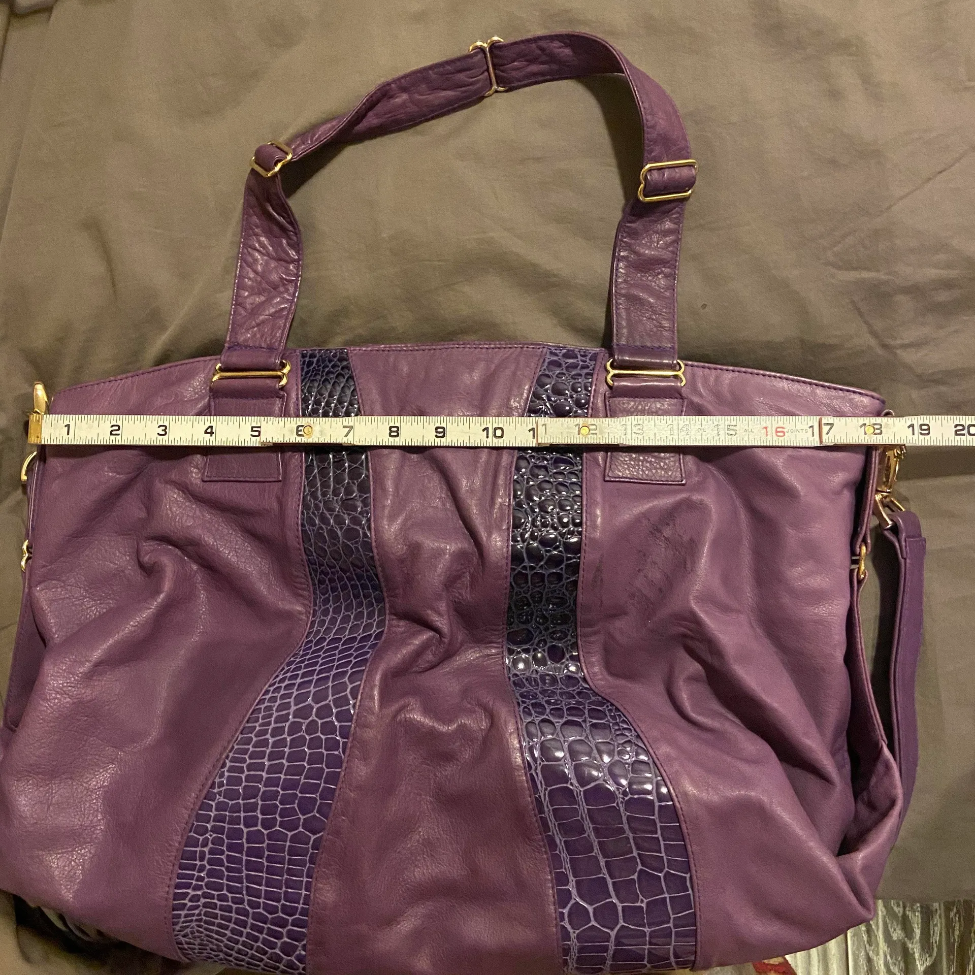 Gossip Girl  Purple Purse Bag  - Image 8