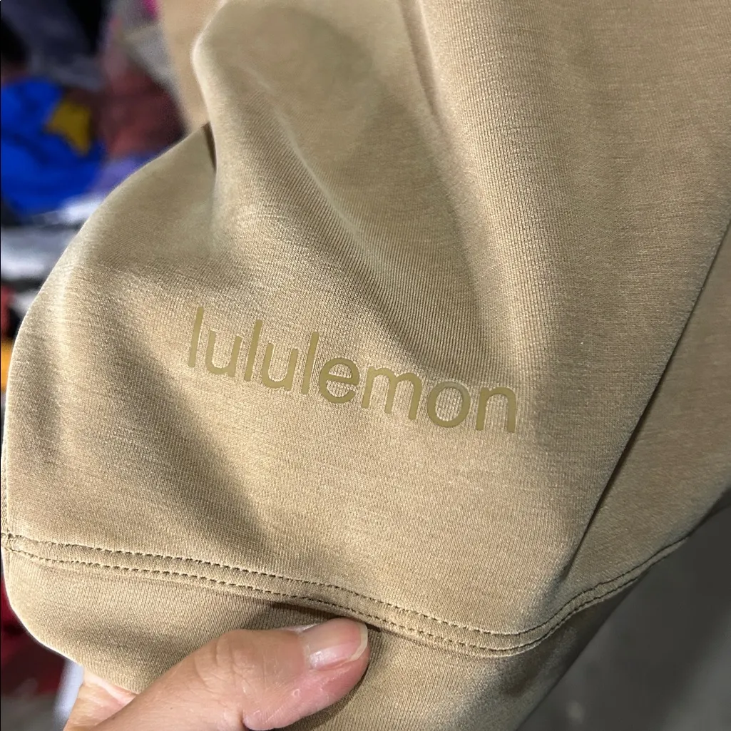 18. Lululemon Softstreme Perfectly Oversized Cropped Crew Allspice - Image 5