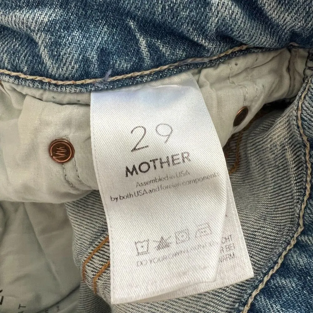 MOTHER SUPERIOR The Tomcat High Rise The Confession Light Blue Jeans Womens 29 - Image 6