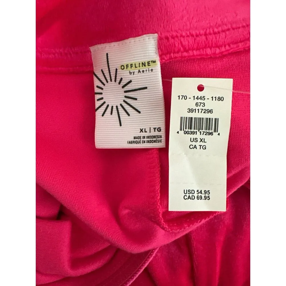 OFFLINE By Aerie Bright Lights Velour Body Suit - Image 4