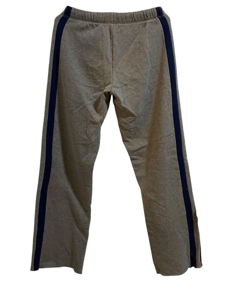 Victoria’s Secret pink XS Sweatpants Raw Hem Pocket Gray Maroon Outdoor Straight - Image 4