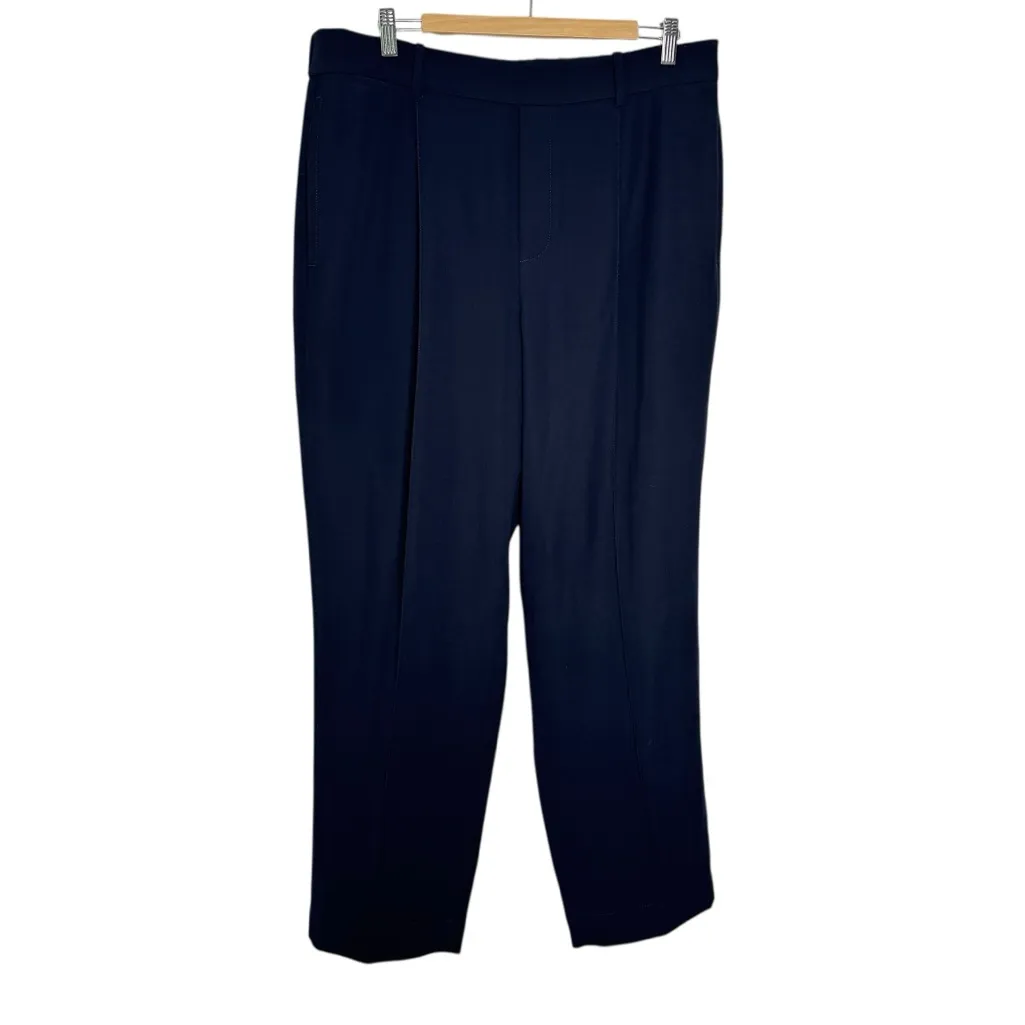 Theory  Wide Pull On Pants Navy - Image 3