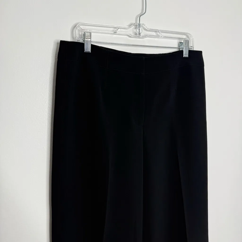 NWOT Ann Taylor The‎ Darted Wide-Leg Dress Pant In Black 838794 Size 10 - Image 3
